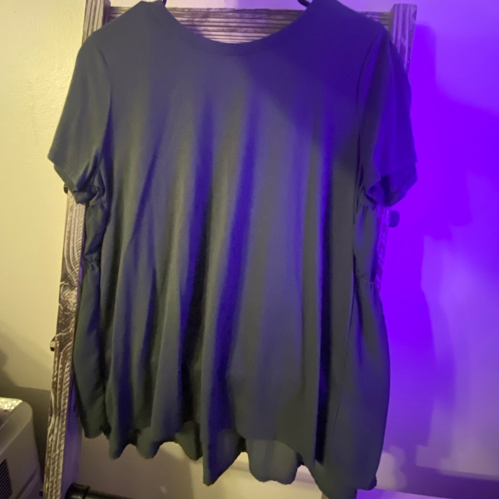 Army green (sorry my lighting is bad) t shirt